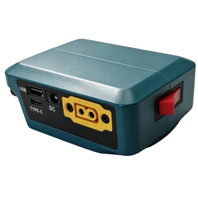 Outdoor Power Double Adapter - 【LXYA68Z！】 屋外車用緊急電源供給デュアルポート急速充電18Vリチウム電池用多機能アダプター