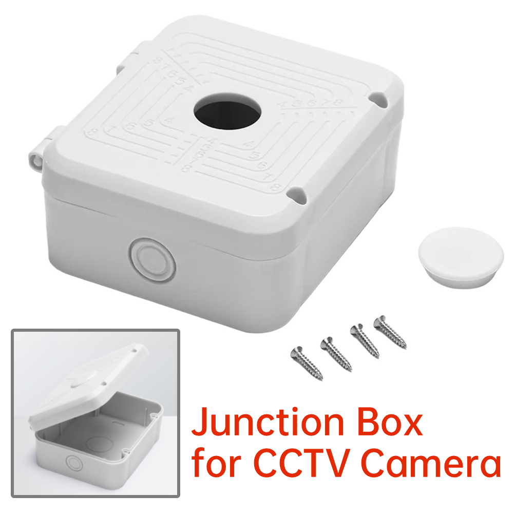 Outdoor Power Cable Junction Box - 防水ジャンクションボックス CCTV カメラ用ビデオワイヤーボックス電源ケーブルボックス屋外電子カメラ保護ボックス白