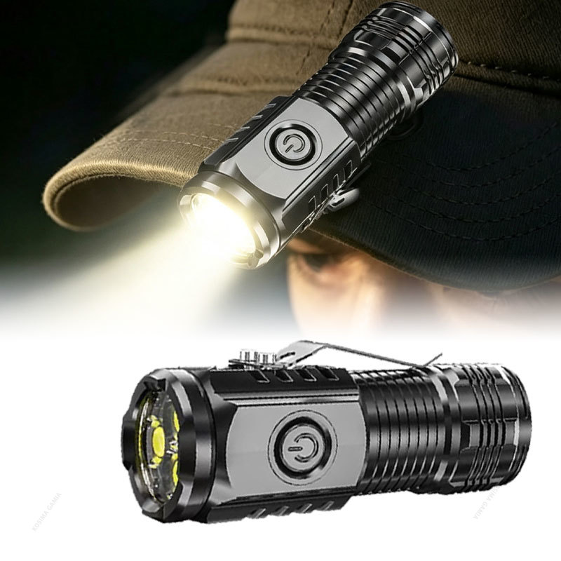 Outdoor Power Inc - 車用ワークライト強力な超高輝度ヘッドランプUSB C充電屋外懐中電灯防水調整可能な明るさトーチ車用