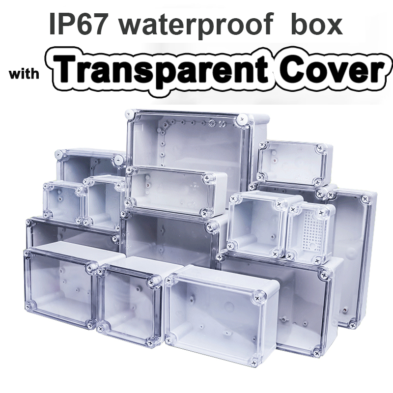 Outdoor Power Box Cover - F型透明防水ボックス 屋外監視ボックス 屋外防水ジャンクションボックス ABS樹脂端子シールスイッチボックス