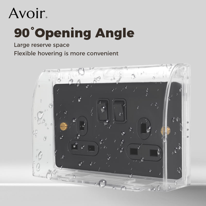 Outdoor Power Box Cover - Avoir-防水スイッチ保護ボックス,外部マウント,キッチンカバー,屋外電源プラグ,プラスチックプロテクター,タイプ146