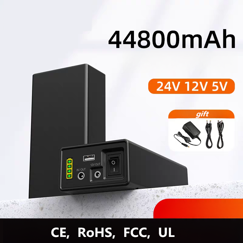 Quality Outdoor Power - リチウムイオン電池,24V, 12V, 44800mAh,ポータブル,屋外用,パワーバンク,モニター,携帯電話,LEDライト,高品質