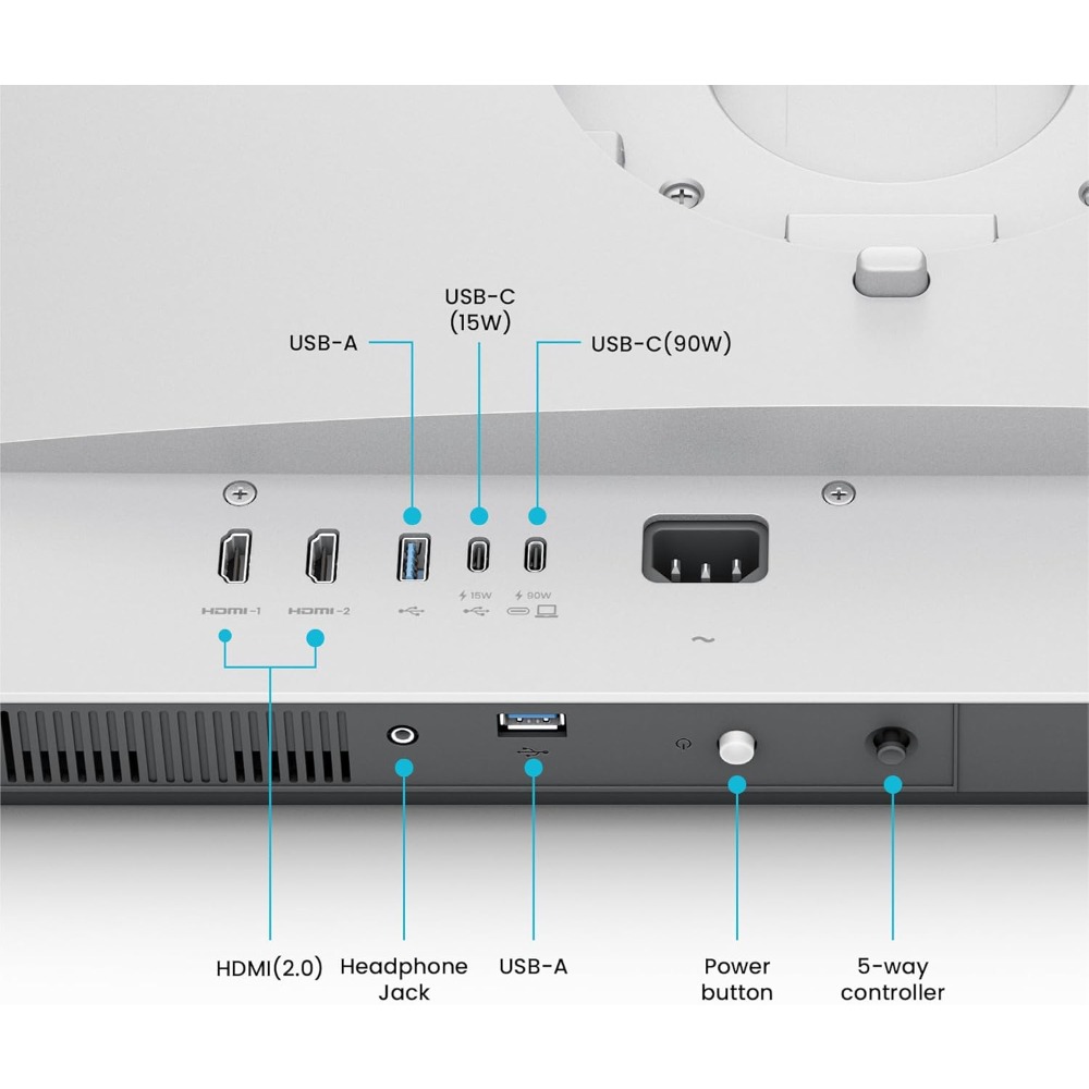 Outdoor Power Inc - 32インチ4K USB-Cモニター（MacBook用、90Wパワーデリバリー対応、P3色域調整可能スタンド付き）、屋外用ビーンバッグソファ