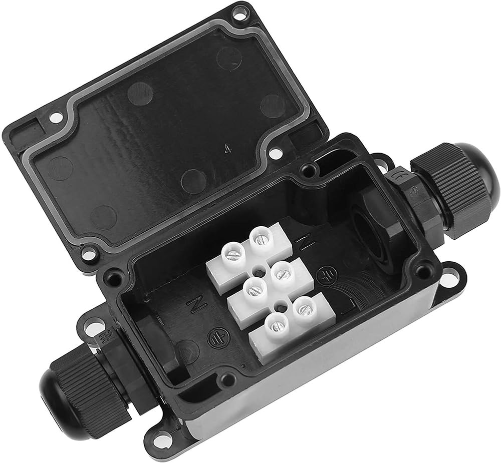 Outdoor Power Cable Junction Box - 3 個 2Way IP65 防水屋外ジャンクションボックス 450V17.5A