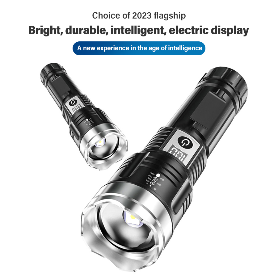 ハイパワー 200000LM LED 懐中電灯内蔵バッテリー - Outdoor Power Inc のレビューと価格