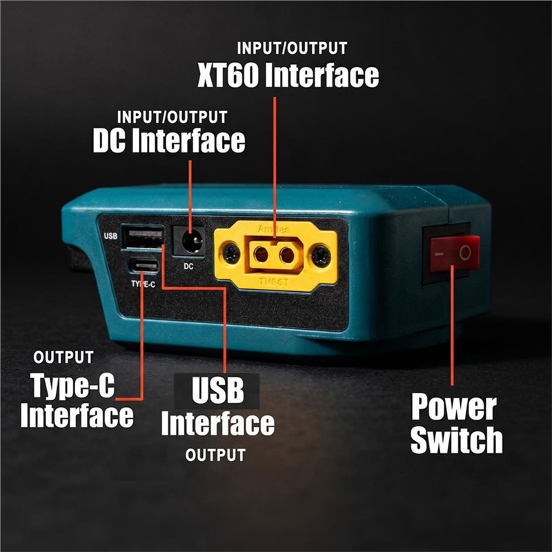 【LXYA68Z！】 屋外車用緊急電源供給デュアルポート急速 - Outdoor Power Double Adapter のレビューと価格