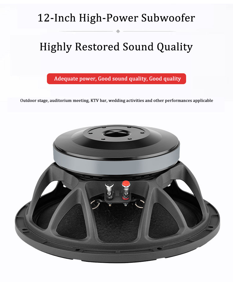 ハイパワーウーファースピーカー、12インチ、高品質 - Quality Outdoor Power のレビューと価格