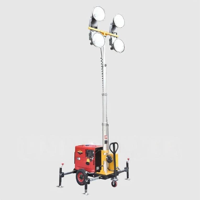 高品質ポータブルモバイル発電式移動照明塔（屋外夜間照明用） - Quality Outdoor Power のレビューと価格