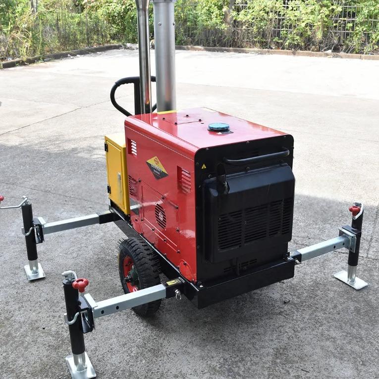 高品質ポータブルモバイル発電式移動照明塔（屋外夜間照明用） - Quality Outdoor Power のレビューと価格