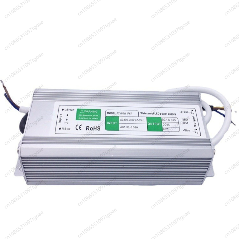 屋外用IP67防水LEDドライバー 60W 12V/24V定 - Outdoor Use Power Strip のレビューと価格