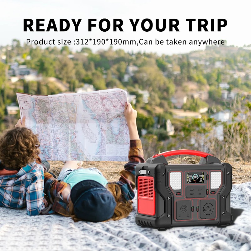 高品質300Wポータブル電源299.7Whソーラー発電機、6 - Quality Outdoor Power のレビューと価格
