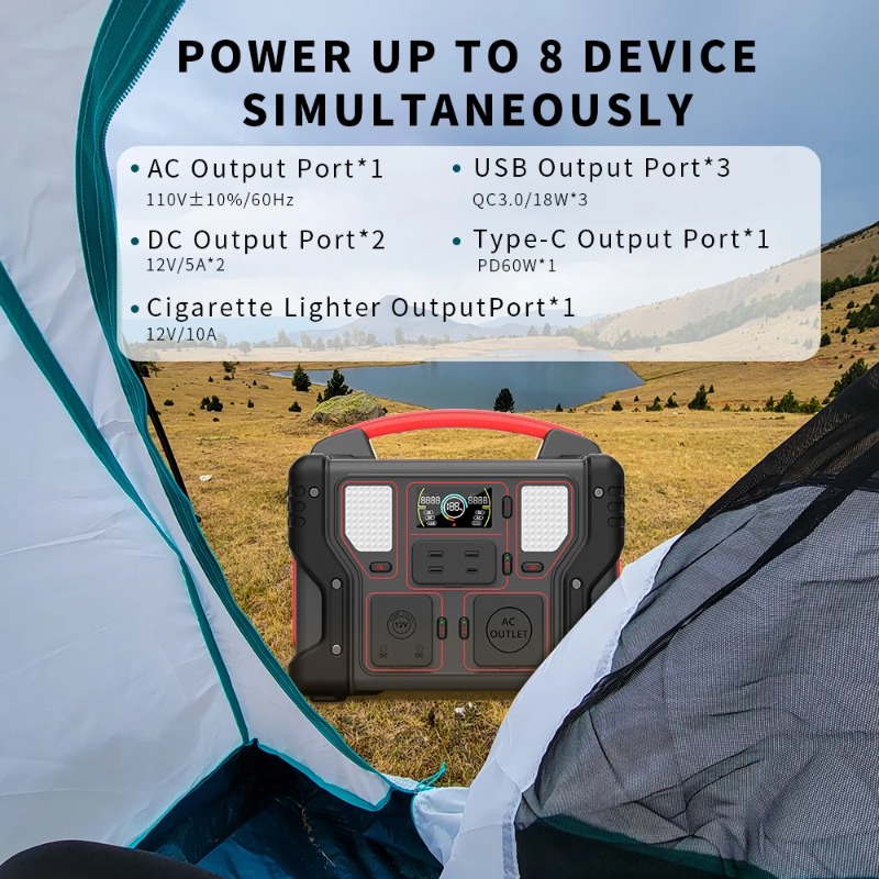 高品質300Wポータブル電源299.7Whソーラー発電機、6 - Quality Outdoor Power のレビューと価格