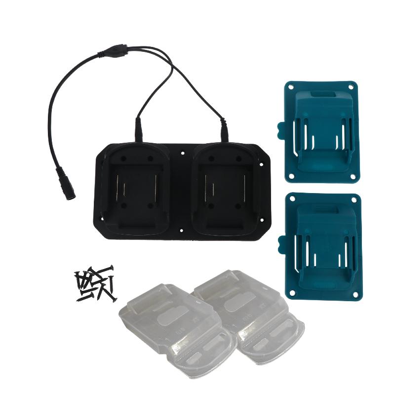 18Vバッテリー用デュアルバッテリーアダプター 1セット ダ - Outdoor Power Double Adapter のレビューと価格