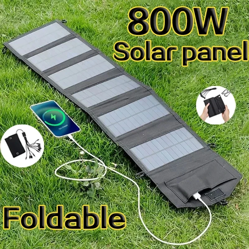 20W 6倍折りたたみ式ポータブルソーラーチャージャーパネル - Outdoor Usb Power Outlet のレビューと価格