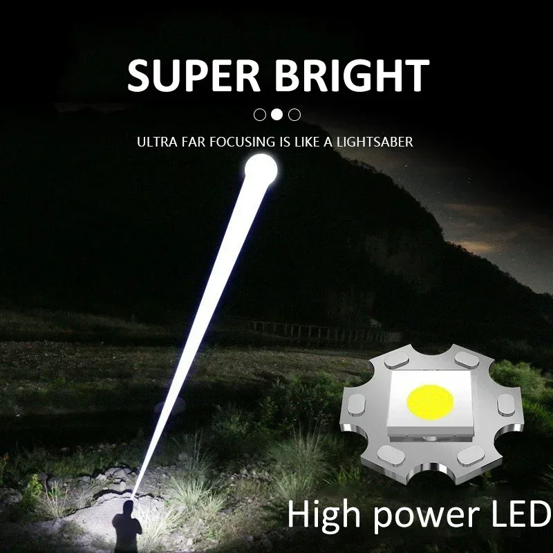 900000LM 強力な LED 懐中電灯 Type-c 充 - Outdoor Power Inc のレビューと価格