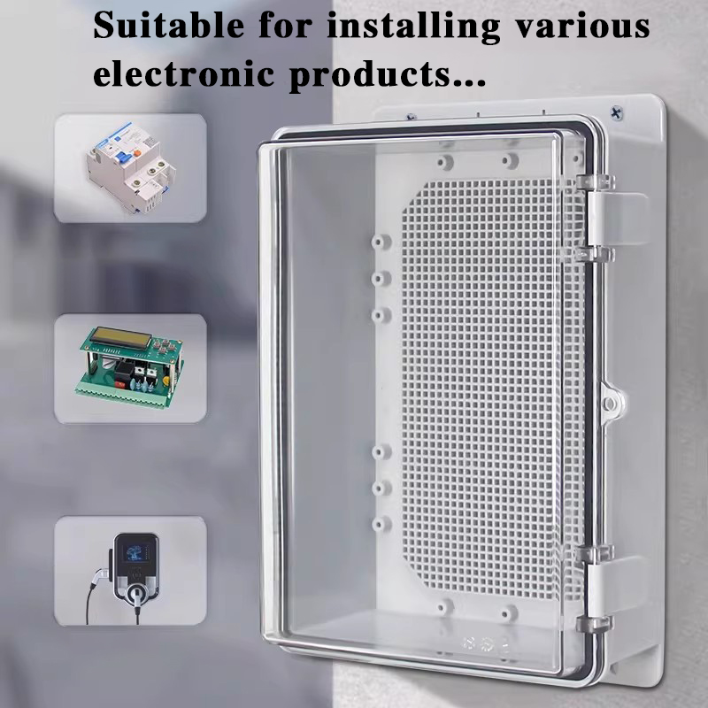 IP66防水グレー/透明カバーハウジング電源ジャンクションボ - Outdoor Power Box Cover のレビューと価格