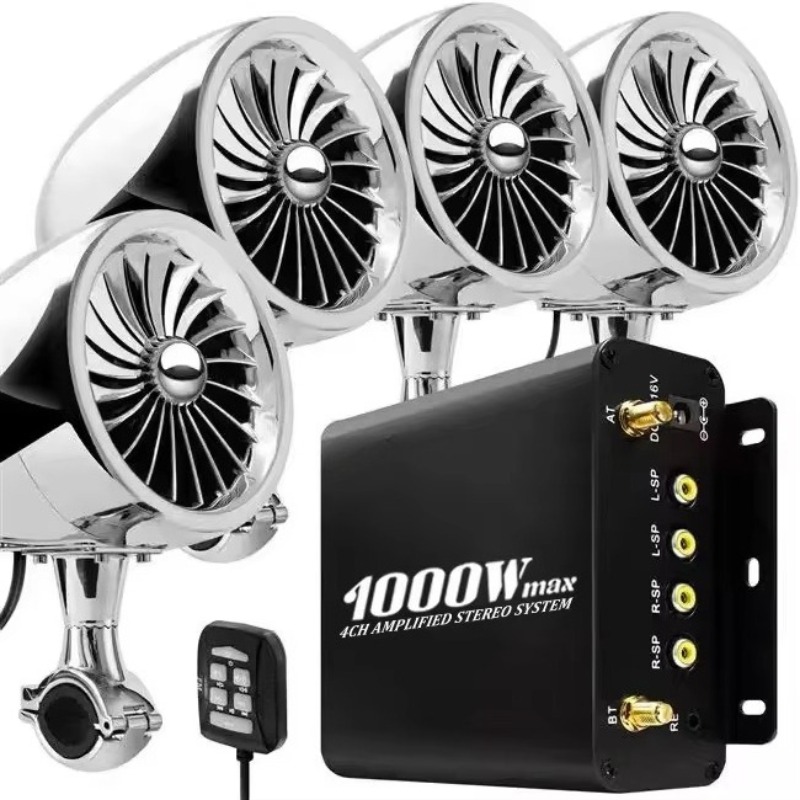 改造済み1000Wハイパワー高音質屋外ATVバイク用オーディ - Quality Outdoor Power のレビューと価格