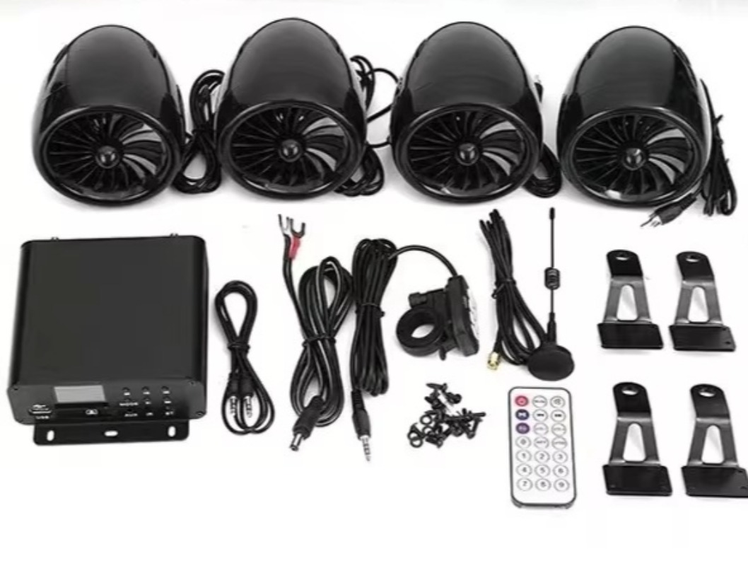 改造済み1000Wハイパワー高音質屋外ATVバイク用オーディ - Quality Outdoor Power のレビューと価格