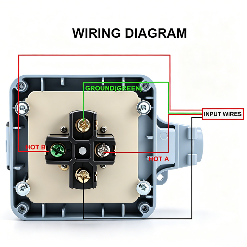 屋外電源コンセントボックス 防水IP66 50A 125v2 - Outdoor Power Hub のレビューと価格