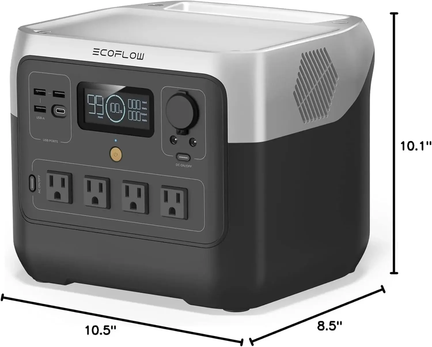 EF ECOFLOW ポータブル電源ステーション RIVER - Outdoor Power Hub のレビューと価格