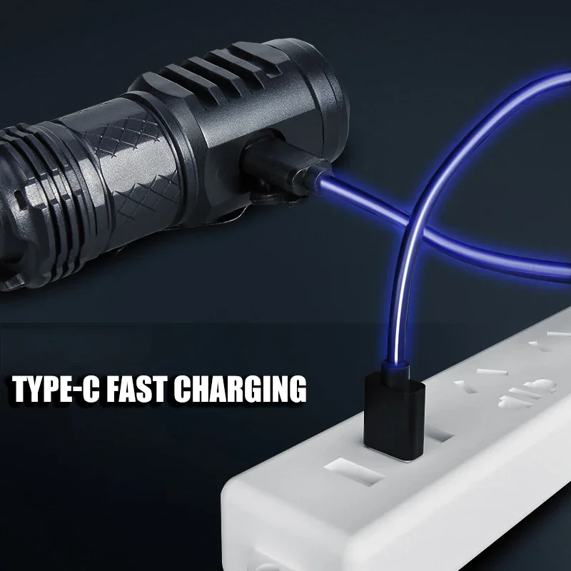 高強力パワー LED 懐中電灯 内蔵バッテリー Type-C - Outdoor Power Inc のレビューと価格
