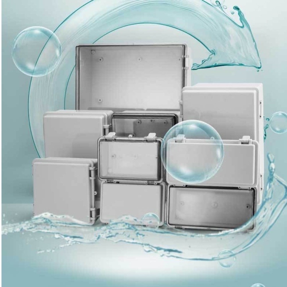 屋外用密閉型電気プラスチックエンクロージャ ABS製、ハスプ - Outdoor Power Box Cover のレビューと価格