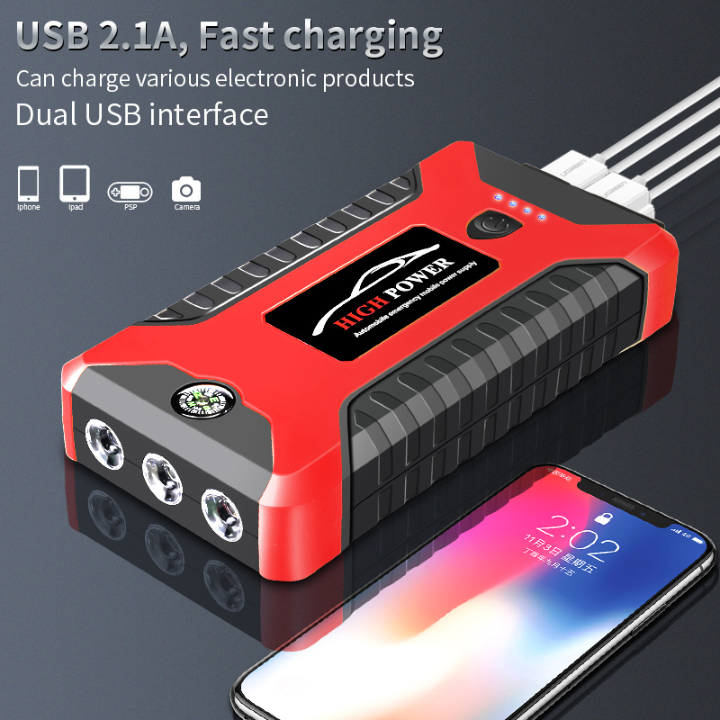高品質緊急始動電源 12V 緊急始動装置 バッテリー充電機器 - Quality Outdoor Power のレビューと価格