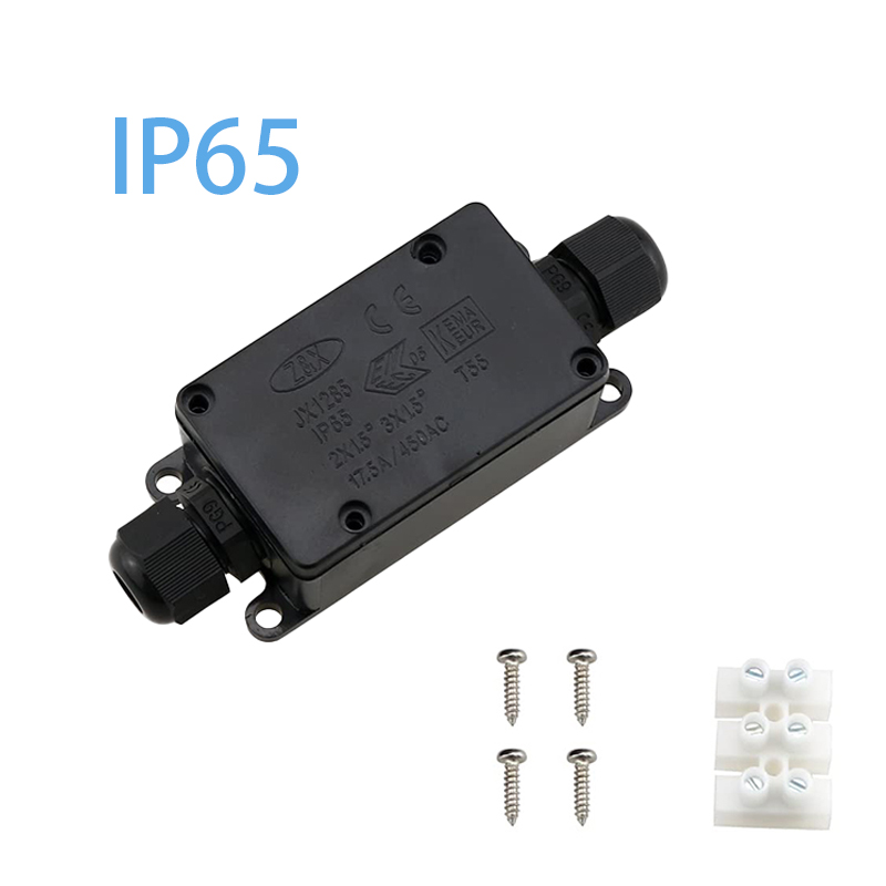 3 個 2Way IP65 防水屋外ジャンクションボックス  - Outdoor Power Cable Junction Box のレビューと価格