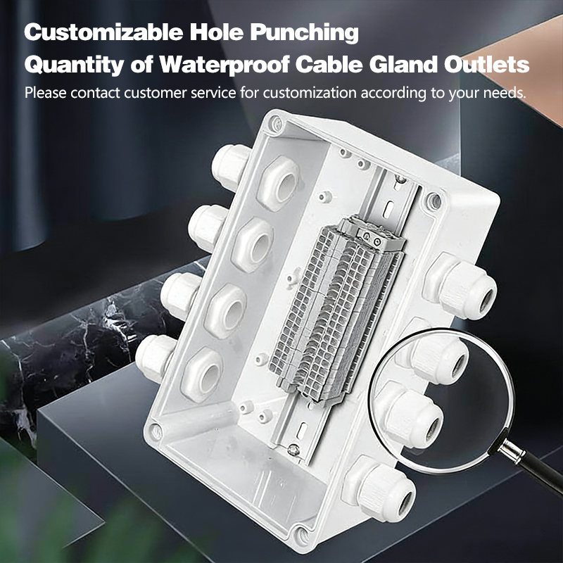 防水ジャンクションボックス、プラグイン端子台付き、多入力多出 - Outdoor Power Cable Junction Box のレビューと価格
