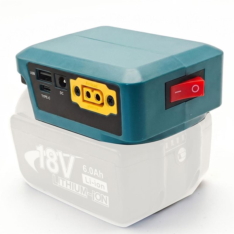 【HOT A69Z!】18Vリチウム電池用多機能アダプター  - Outdoor Power Double Adapter のレビューと価格